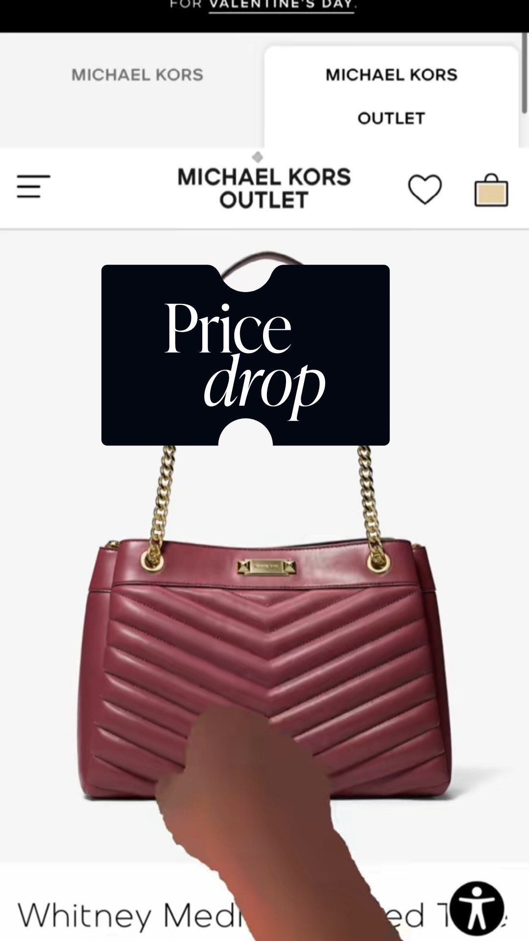 PRICE DROP  !! Michael Kors … Whitney tote is on sale grab it now . 

#LTKSaleAlert #LTKWatchNow #LTKStyleTip