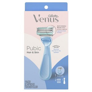 Gillette Venus Pubic Hair & Skin Razor + 2 Razor Blade Refills | CVS Health