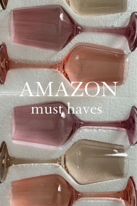 These wine glasses are gorgeous!  I love the pretty colors as an alternative to standard wine glasses and these come in a set of 6.  This set of gold measuring spoons and cups are amazing quality and they make me excited for baking this fall!

#amazonmusthaves #gadgets #amazonhonme #founditonamazon #amazoninfluencer #amazoninfluencerprogram #honefinds #wineglasses #kitchenfinds #measuringspoons #amazonfavorites