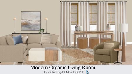 This modern organic living room blends organic textures with warm neutrals to create a cozy, welcoming space. Brands include Arhaus, Interior Define, Room and Board 

#LTKstyletip #LTKhome