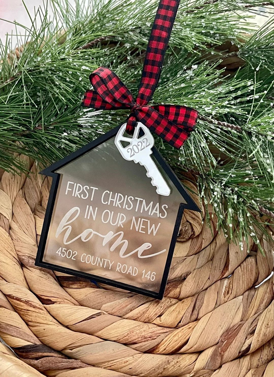 First Christmas in Our New Home Ornament With Address. - Etsy | Etsy (US)