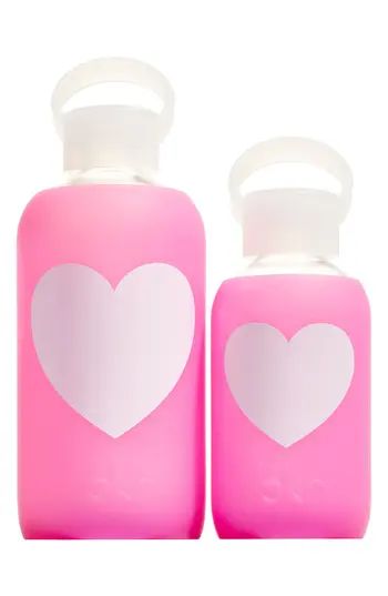 Bkr 'Heart' Glass Water Bottle Set ($63 Value) | Nordstrom