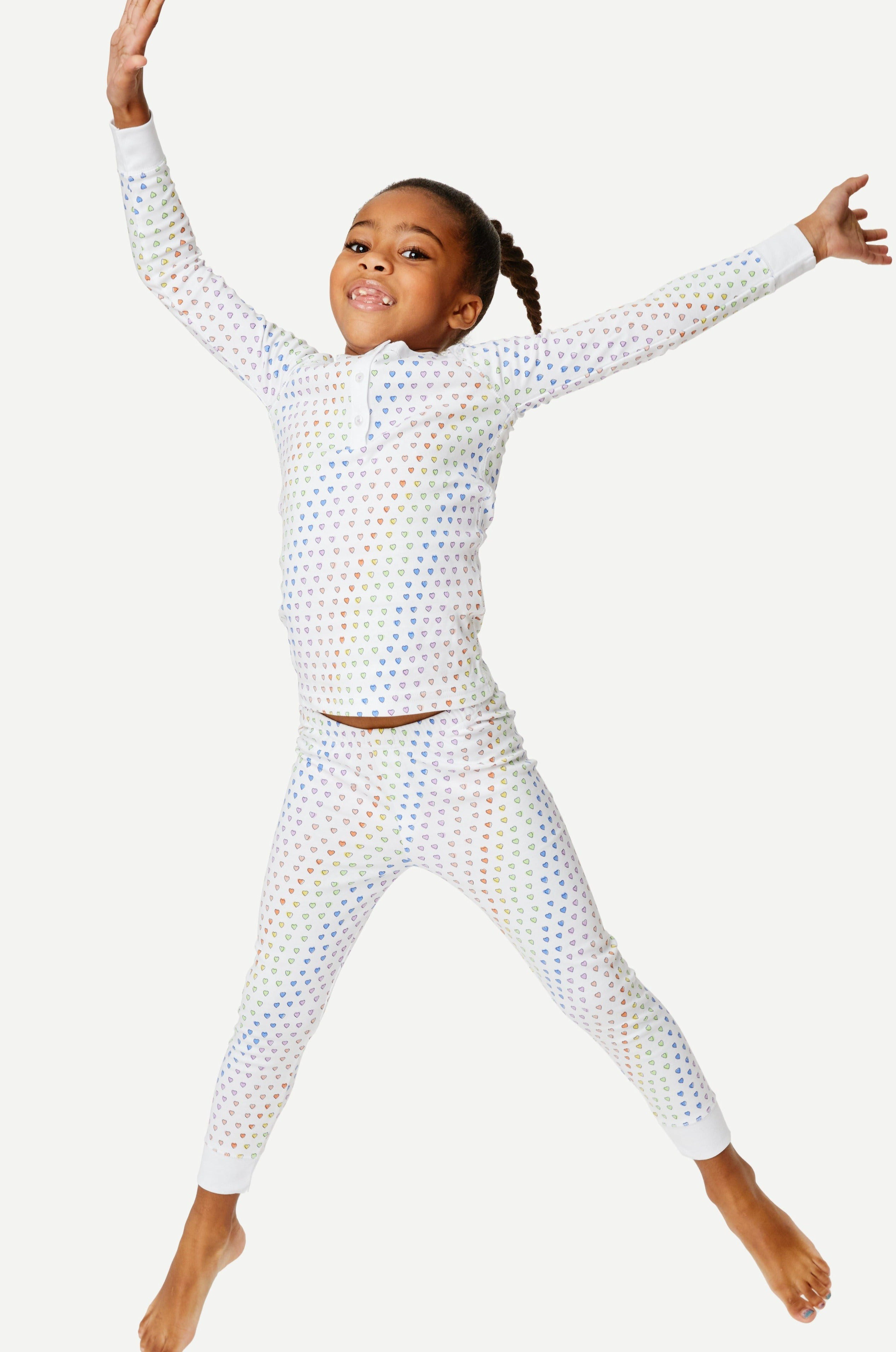 Kids Disco Hearts Pajamas | Roller Rabbit | Roller Rabbit