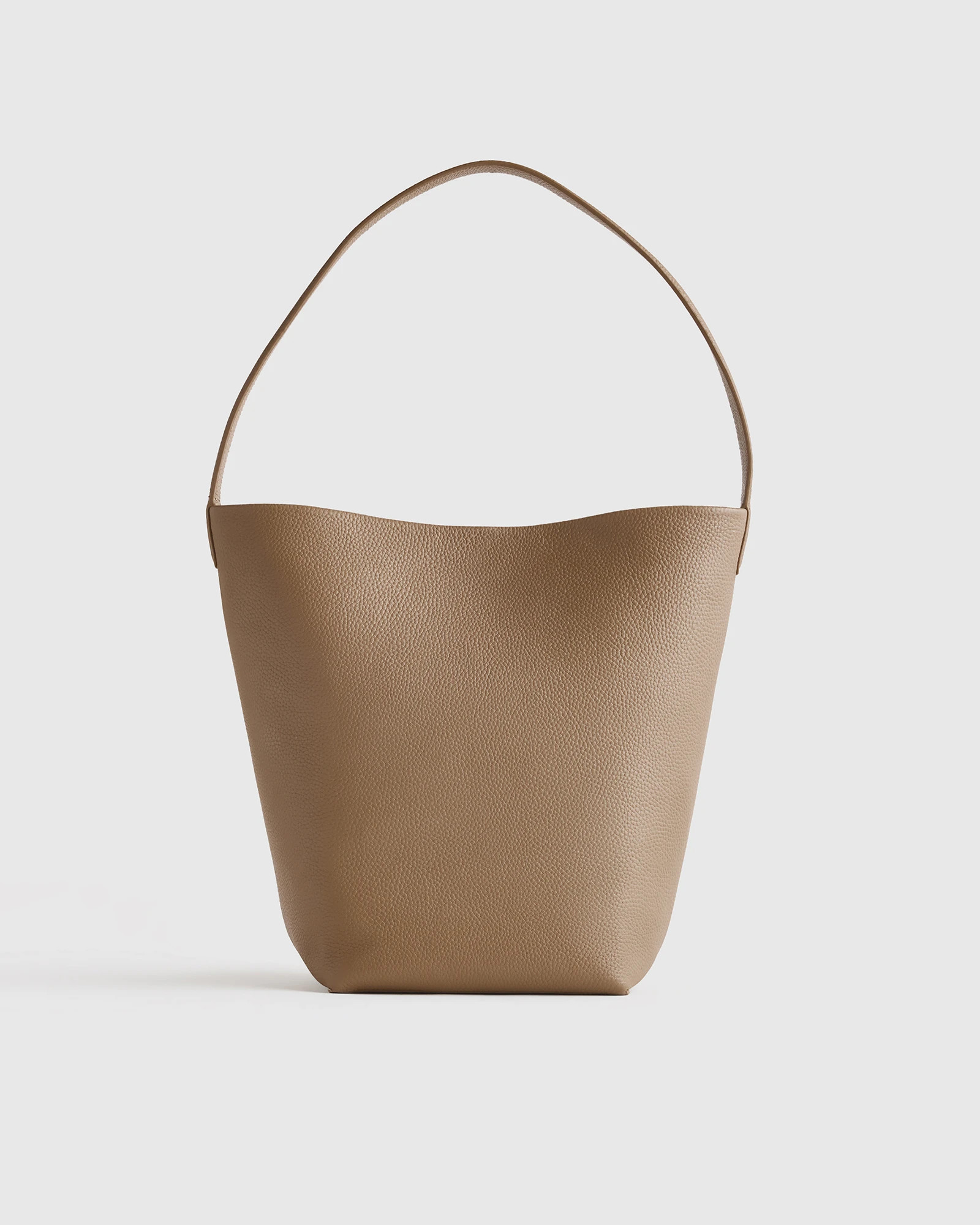 Italian Leather Soft Bucket Shoulder Bag | Quince