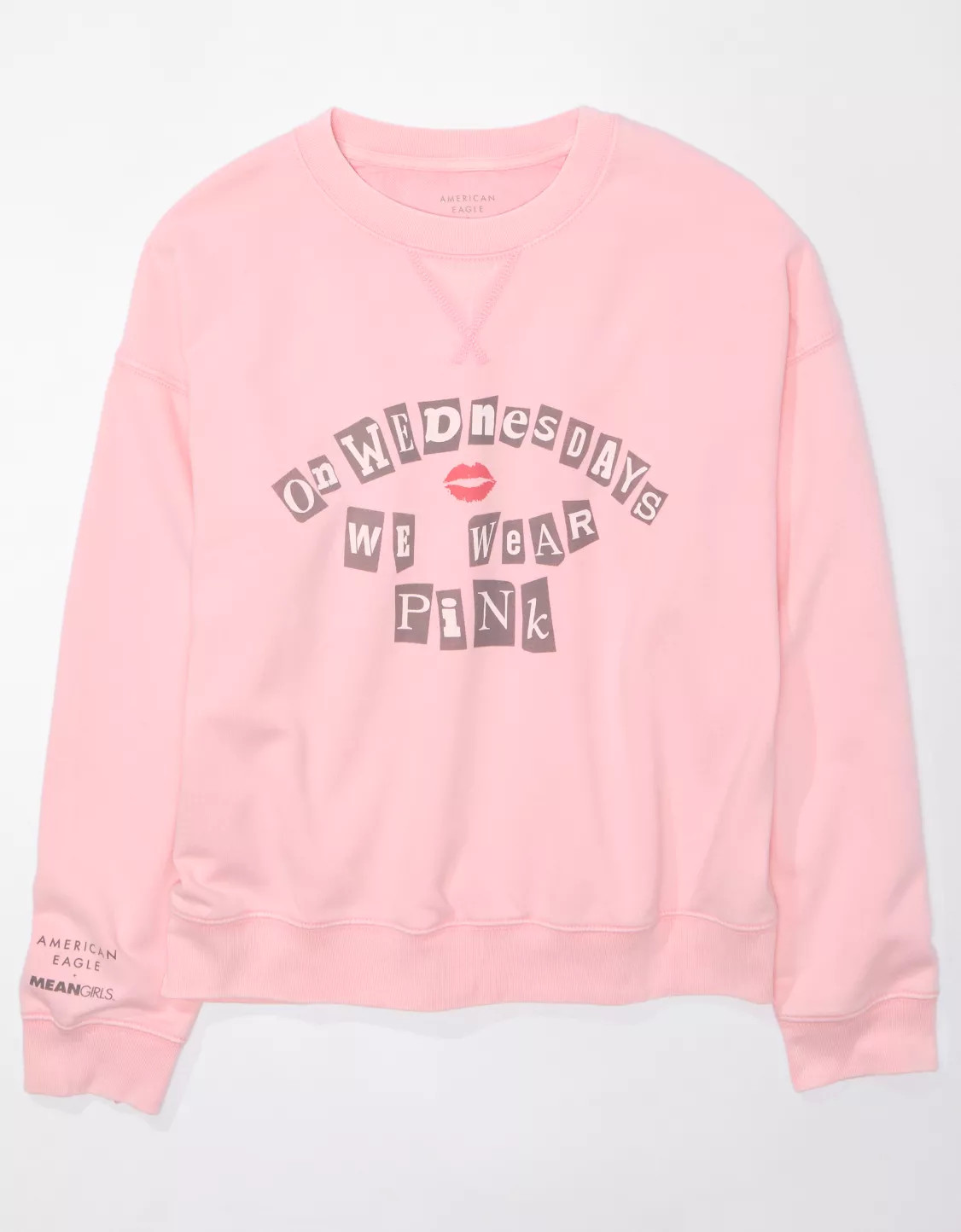 AE x Mean Girls Crew Neck Sweatshirt | American Eagle Outfitters (US & CA)