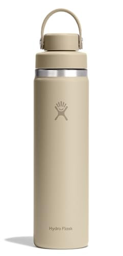 Hydro Flask Water Bottle - Insulated Stainless Steel - Wide Mouth Flex Chug Lid, Non Spill, Leakproof in 24 Oz Tonal Oat Tan | Amazon (US)