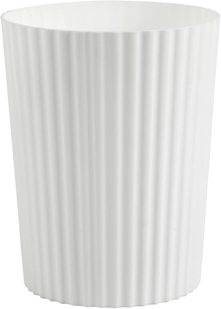 JiatuA Small Trash Can Plastic Wastebasket Round Garbage Container Bin for Bathroom, Kitchen, Bed... | Amazon (US)
