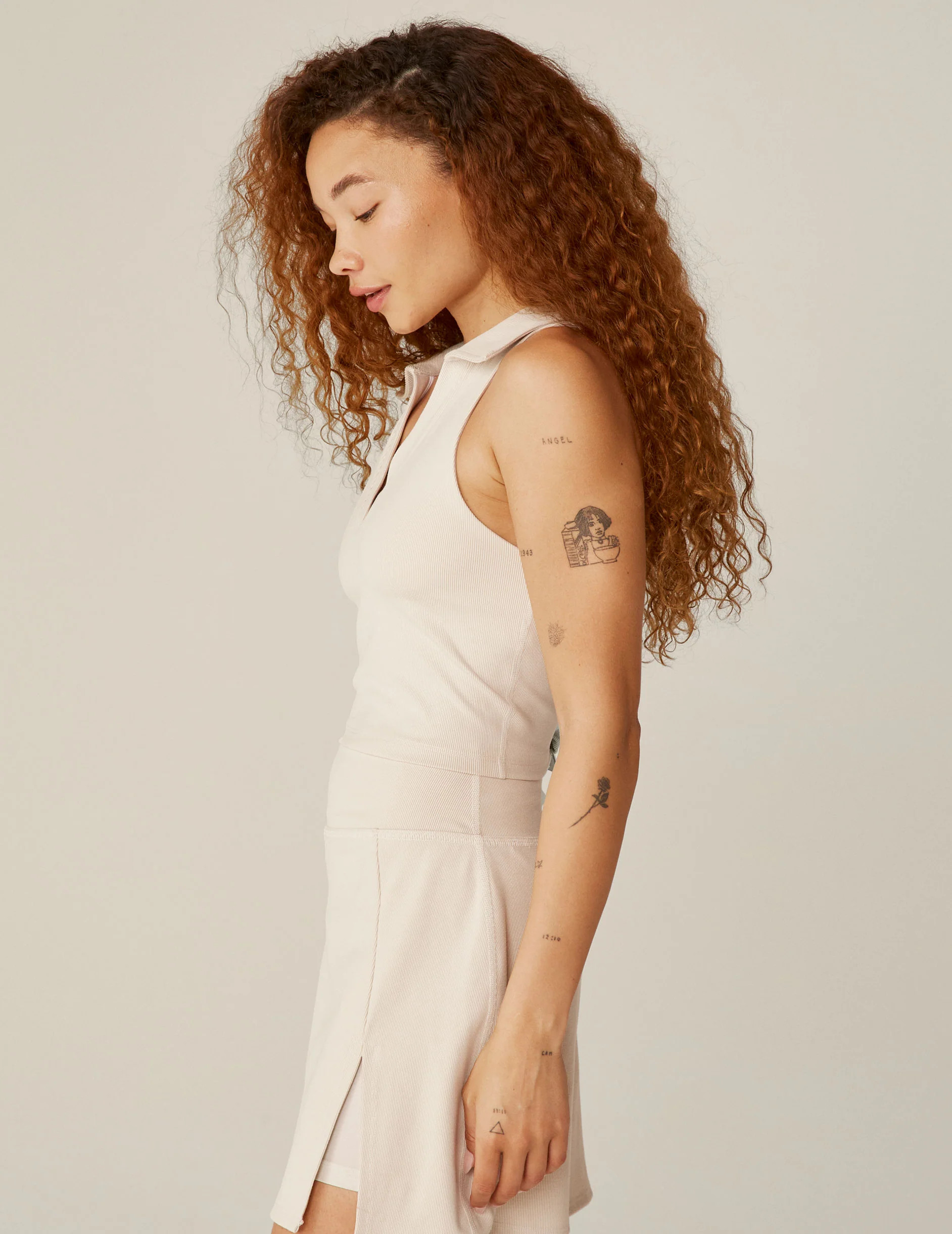 Heather Rib Prep Cropped Tank | Beyond Yoga | Beyond Yoga