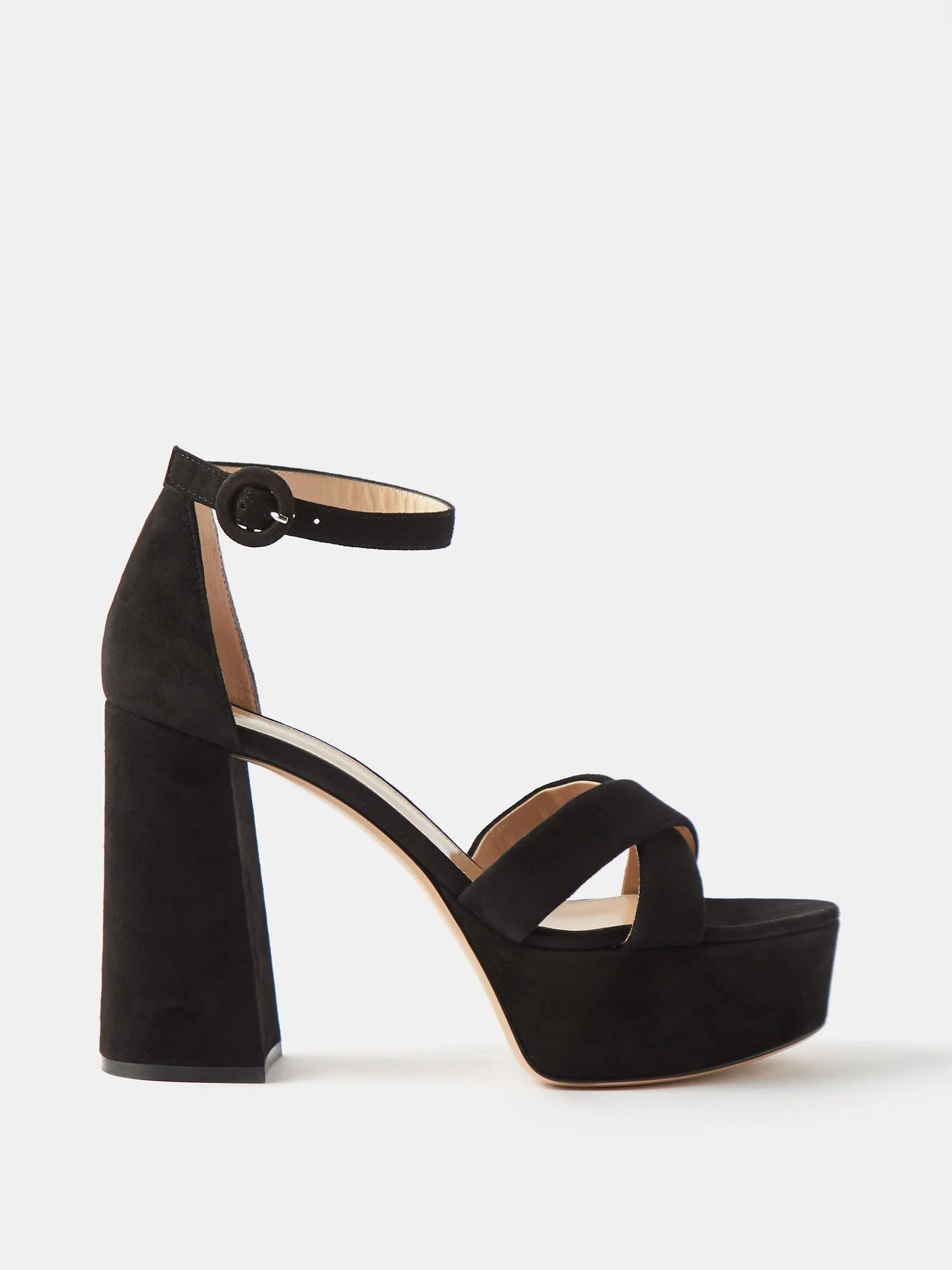 Sheridan 70 suede platform sandals | Gianvito Rossi | Matches (US)