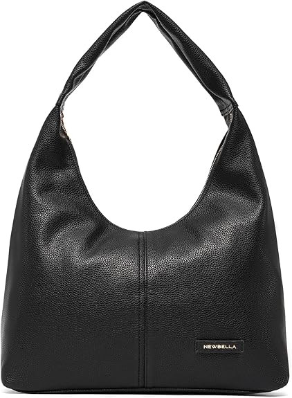 NEWBELLA Vegan Leather Hobo Shoulder Bag for Women, Lightweight Hobo Purse, Casual Commute Bag fo... | Amazon (US)