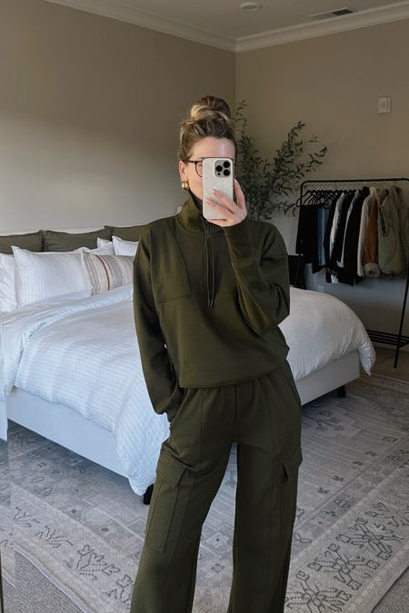 Might need to go for total comfort and make this the Thanksgiving ‘fit. Love these matching sets. Wearing a large in the top and small in the cargo sweats. 

#LTKfindsunder50 #LTKGiftGuide #LTKSeasonal