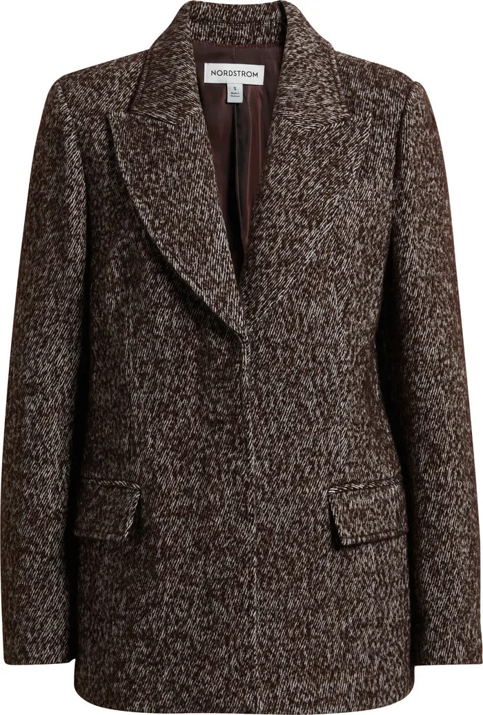 The Liv Textured Boyfriend Blazer | Nordstrom