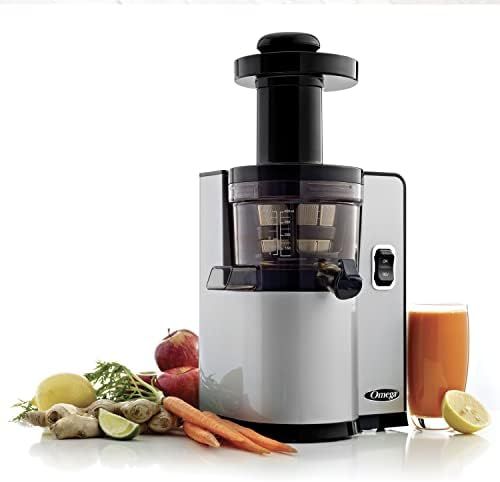 Amazon.com: Omega Juicer Vertical Slow Masticating Juice Extractor 43 RPM Compact Design with Aut... | Amazon (US)