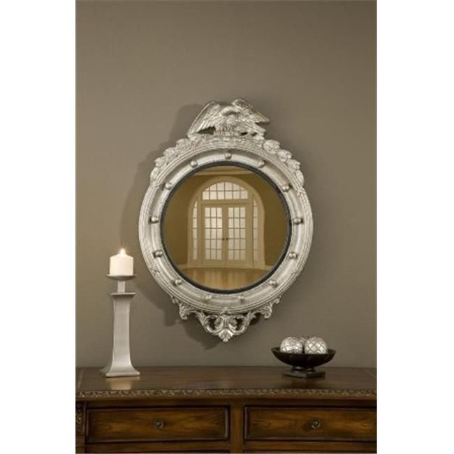 Hickory Manor 6317GL Regency Eagle Convex Gold Leaf Decorative Mirror | Walmart (US)