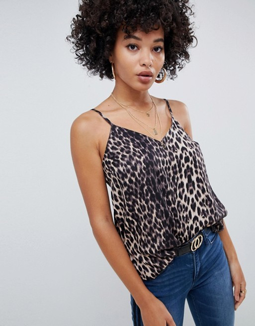 ASOS DESIGN cami in leopard print | ASOS US
