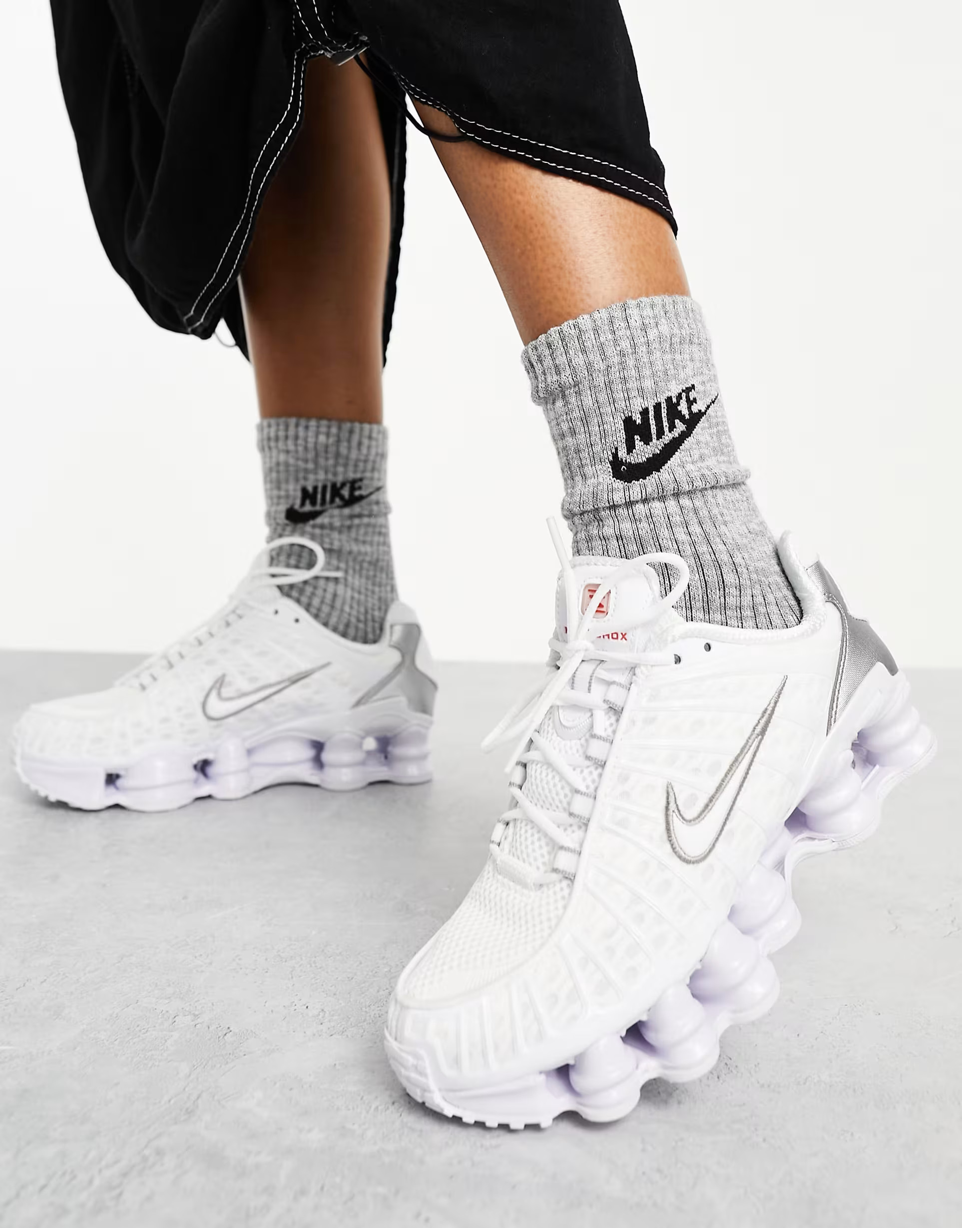 Nike Shox TL sneakers in white | ASOS (Global)