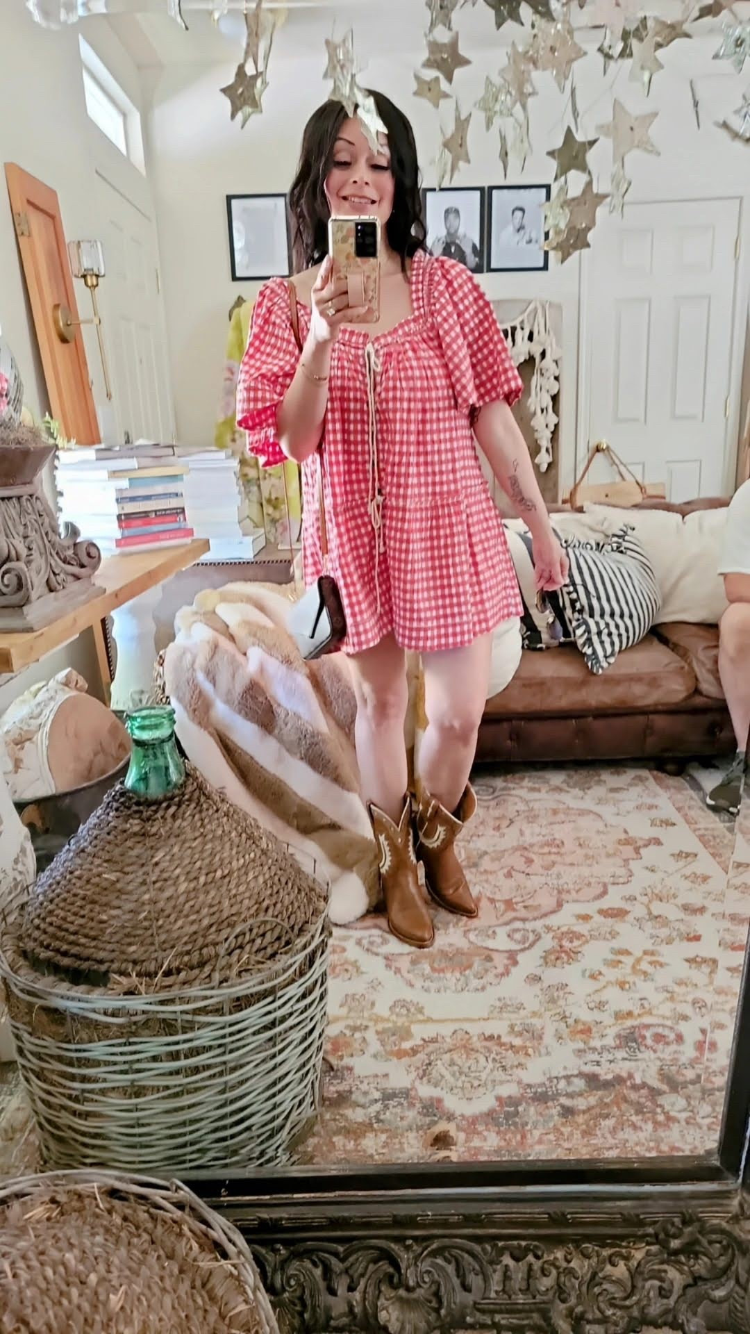 Wearing a size small. Boots are tts

#LTKOver40 #LTKSummerEdit #LTKStyleTip