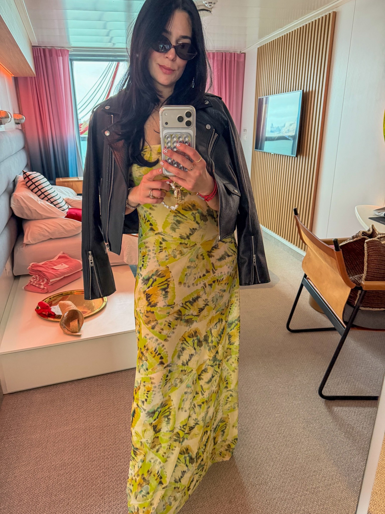 Hi friends! I vacationed (and without my children, don’t get me wrong I love seeing the world with them BUT it was nice to just adult, I highly recommend it). 

First up, my boarding look: I wanted something that I could transition from day to night, that had a little flare. I HAD to pair it with a jacket due to unexpected weather conditions but I think it gave the look an extra edge! This dress is a bit long but with some tailoring OR fashion tape my under 5’5 ladies are good to go! 

#LTKPetite #LTKTravel #LTKmomlife