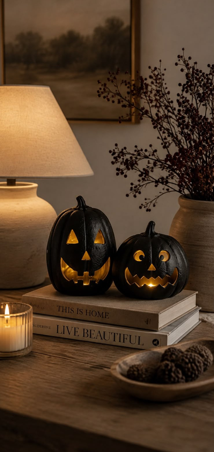 These light-up pumpkins are the cutest way to decorate for fall and Halloween. They look so high-end in the evenings and add the perfect cozy glow to any shelf, entryway, or coffee table.

#LTKfestival #LTKhome #LTKeurope