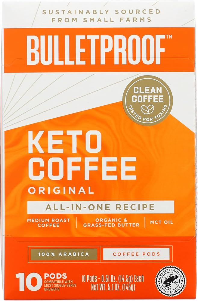BULLETPROOF Keto Original K Cup Coffee, 5.1 OZ | Amazon (US)