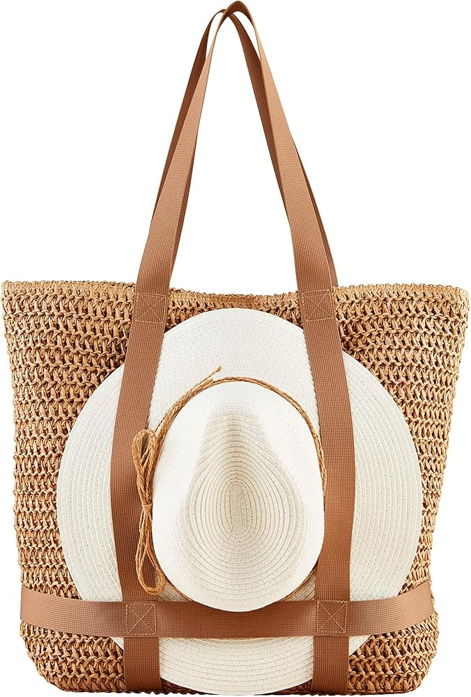 Mud Pie Hat and Tote Gift Set | Amazon (US)