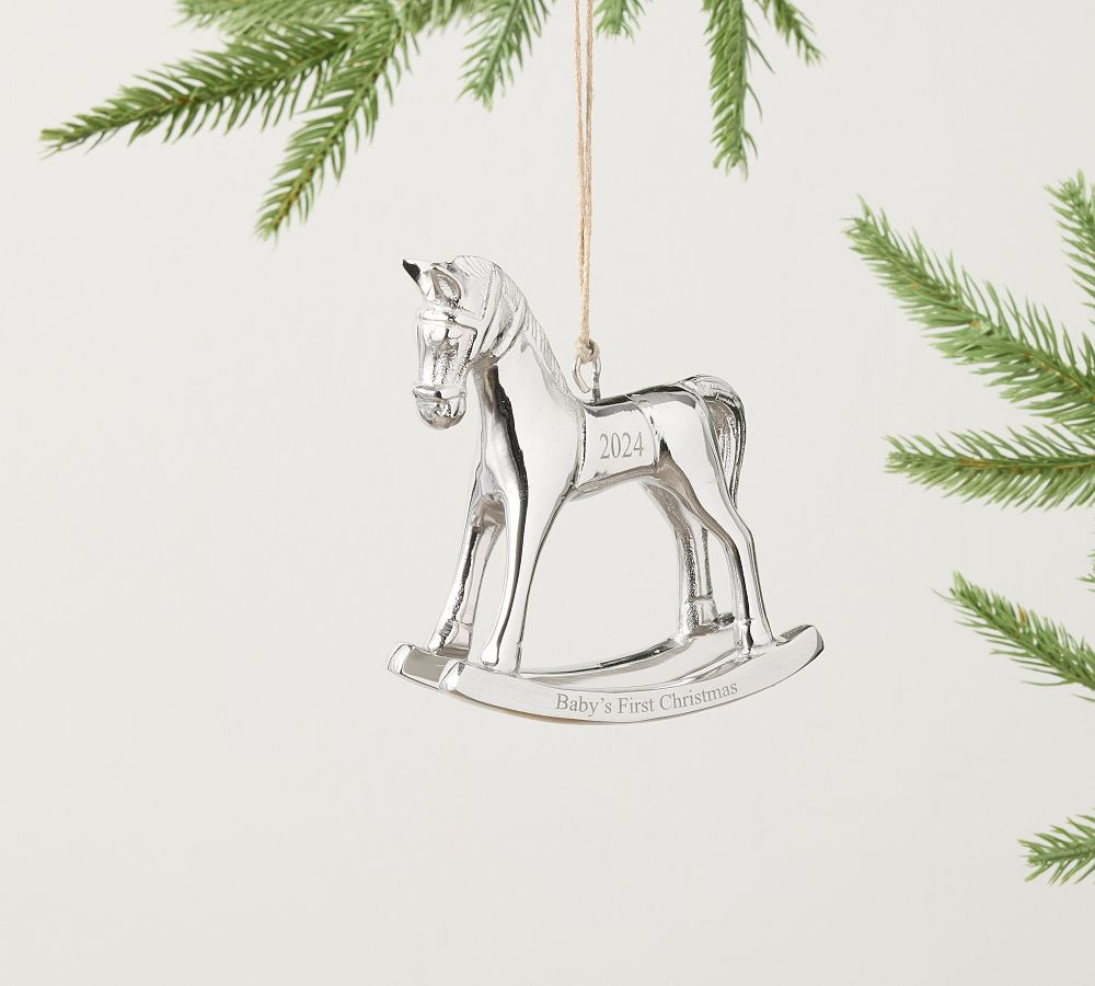 2024 Rocking Horse Ornament | Pottery Barn (US)