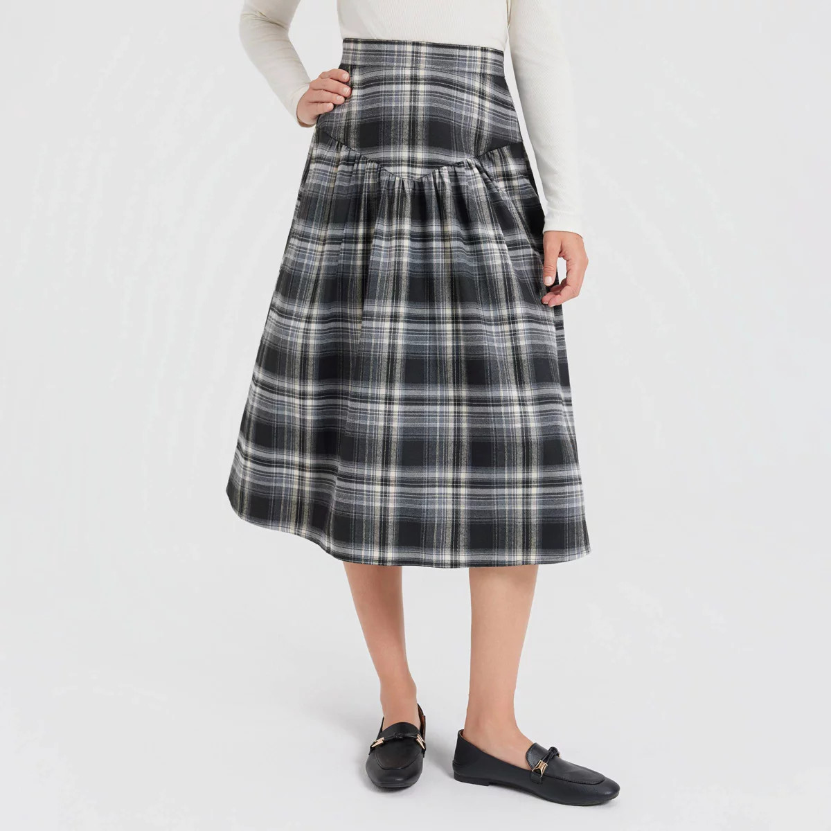 Women's Corduroy Dropped Waist Full Skirt - Universal Thread™ | Target