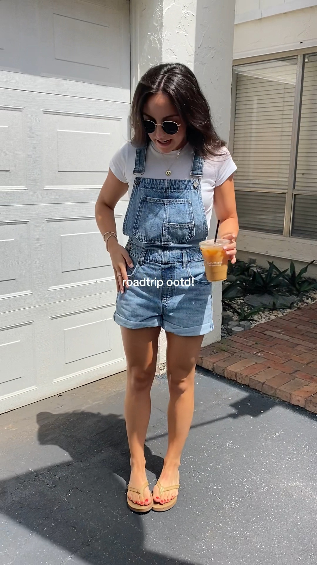 Easy casual road-trip ootd! Size XS overalls, size small white ribbed baby tee from wishbone boutique 

#LTKFindsUnder100 #LTKStyleTip #LTKSummerEdit