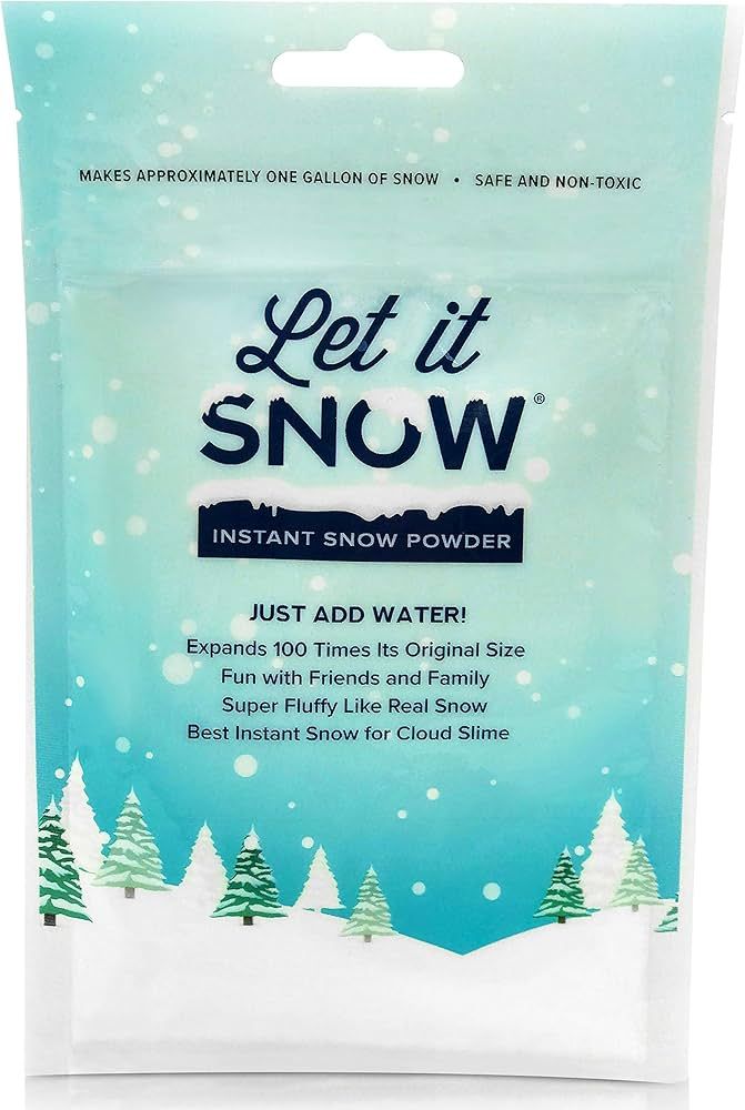 Let it Snow Instant Snow Powder - Made in The USA Premium Fake Artificial Snow - Great for Holida... | Amazon (US)