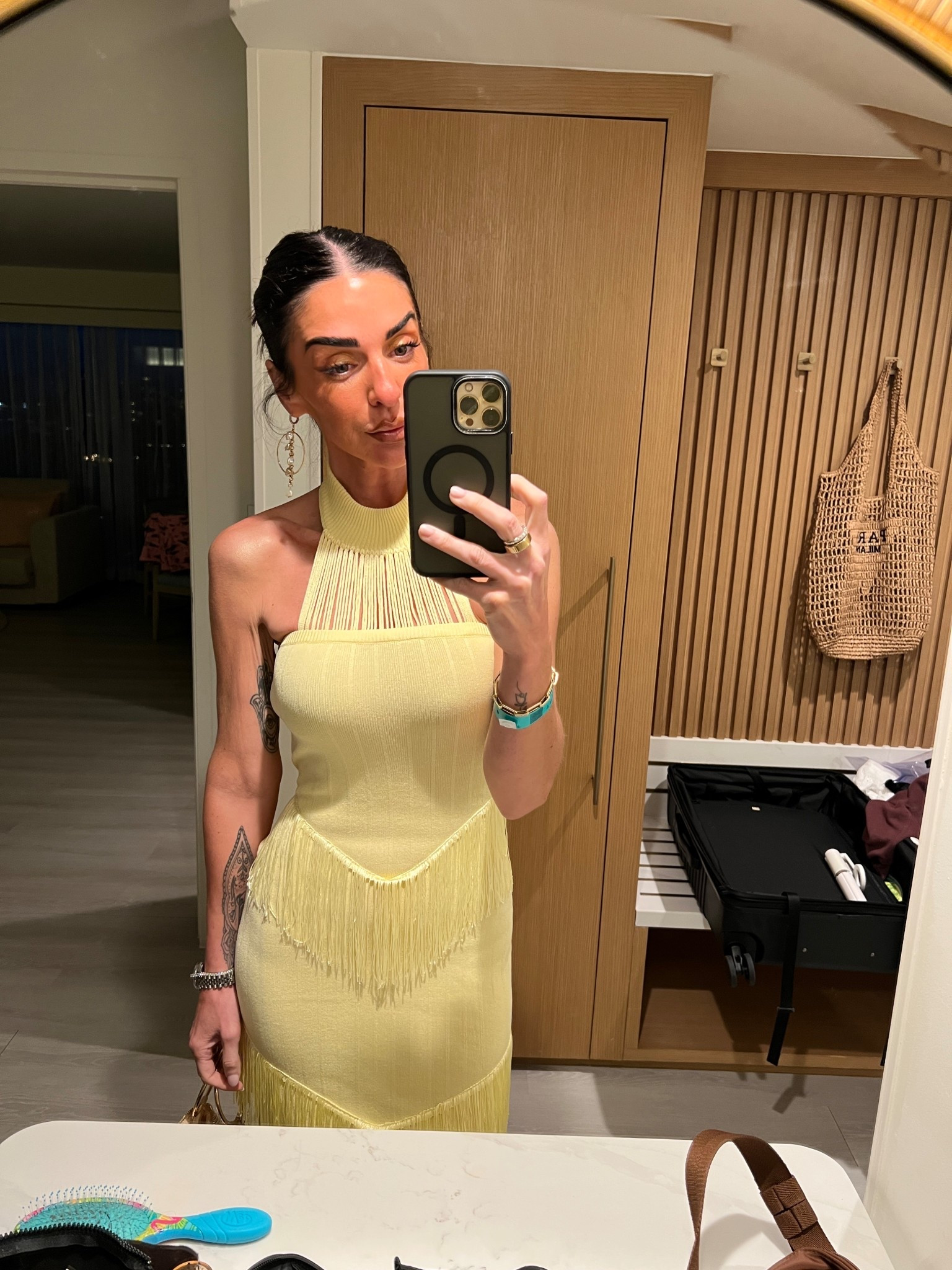 This dress is probably one of my favorite purchases this entire year. Wearing  extra small 