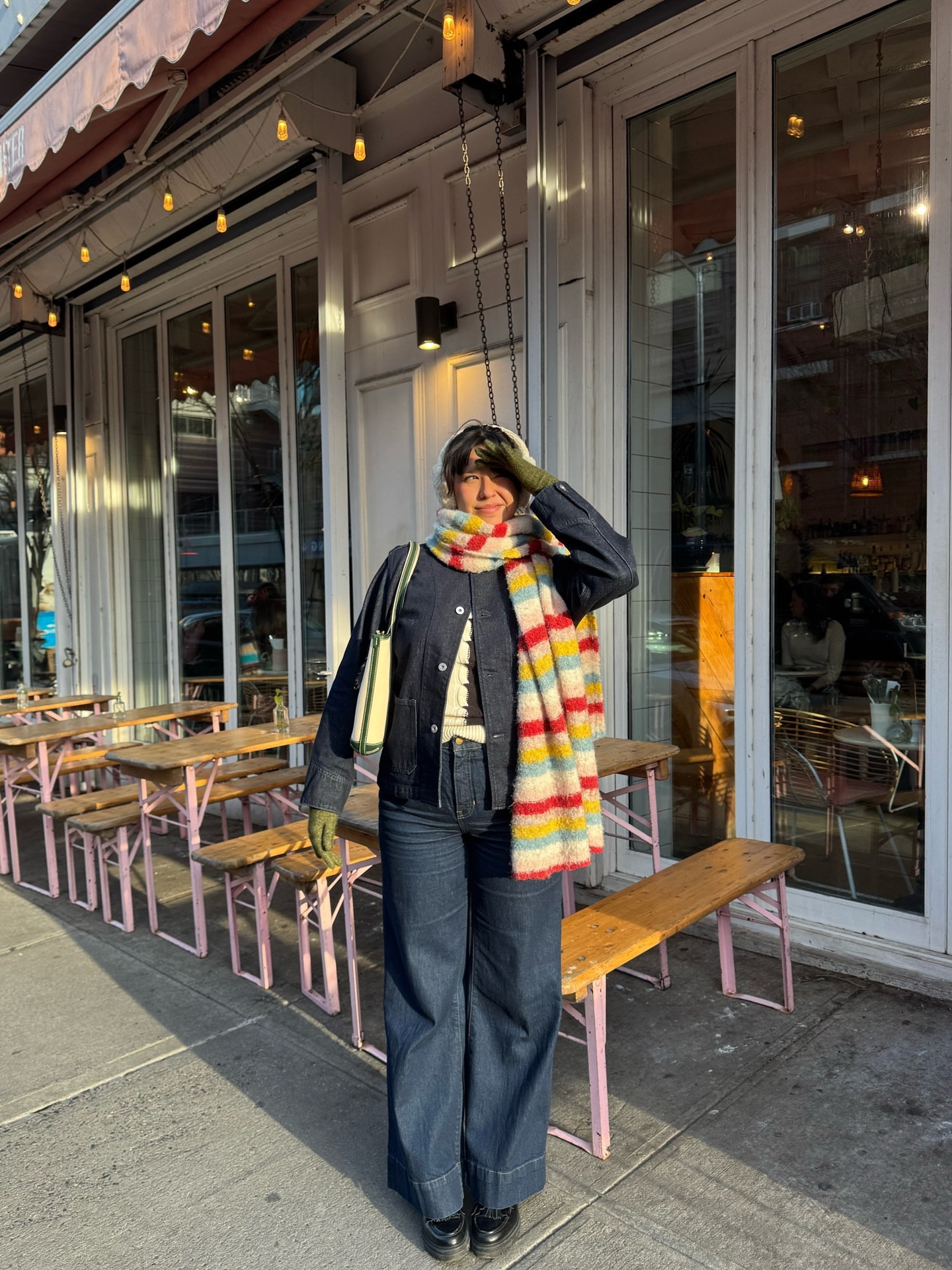 On my way to make the cutest little pin charm at @haricotvert !!!

Outfit details: 
Jacket: @mujiusa 
Jeans: @jcrew 
Bag: @ralphlauren 
Scarf: @freepeople 
Loafers: @sezane 
.
.
.
.
.
.
.
#ootd #winteroutfits❄️ #winteroutfitideas #winteroutfit #personalstyle #pinterestoutfit #sezanelovers #outfitinspo