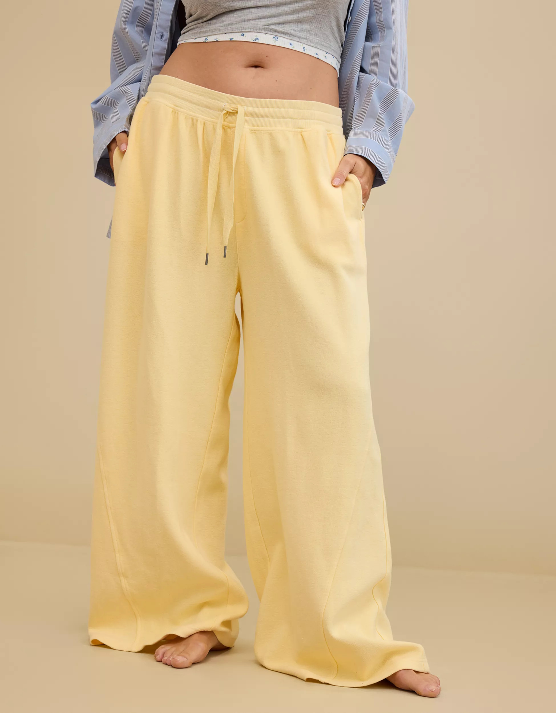 Aerie Soft Landing Ribbed Trouser | Aerie