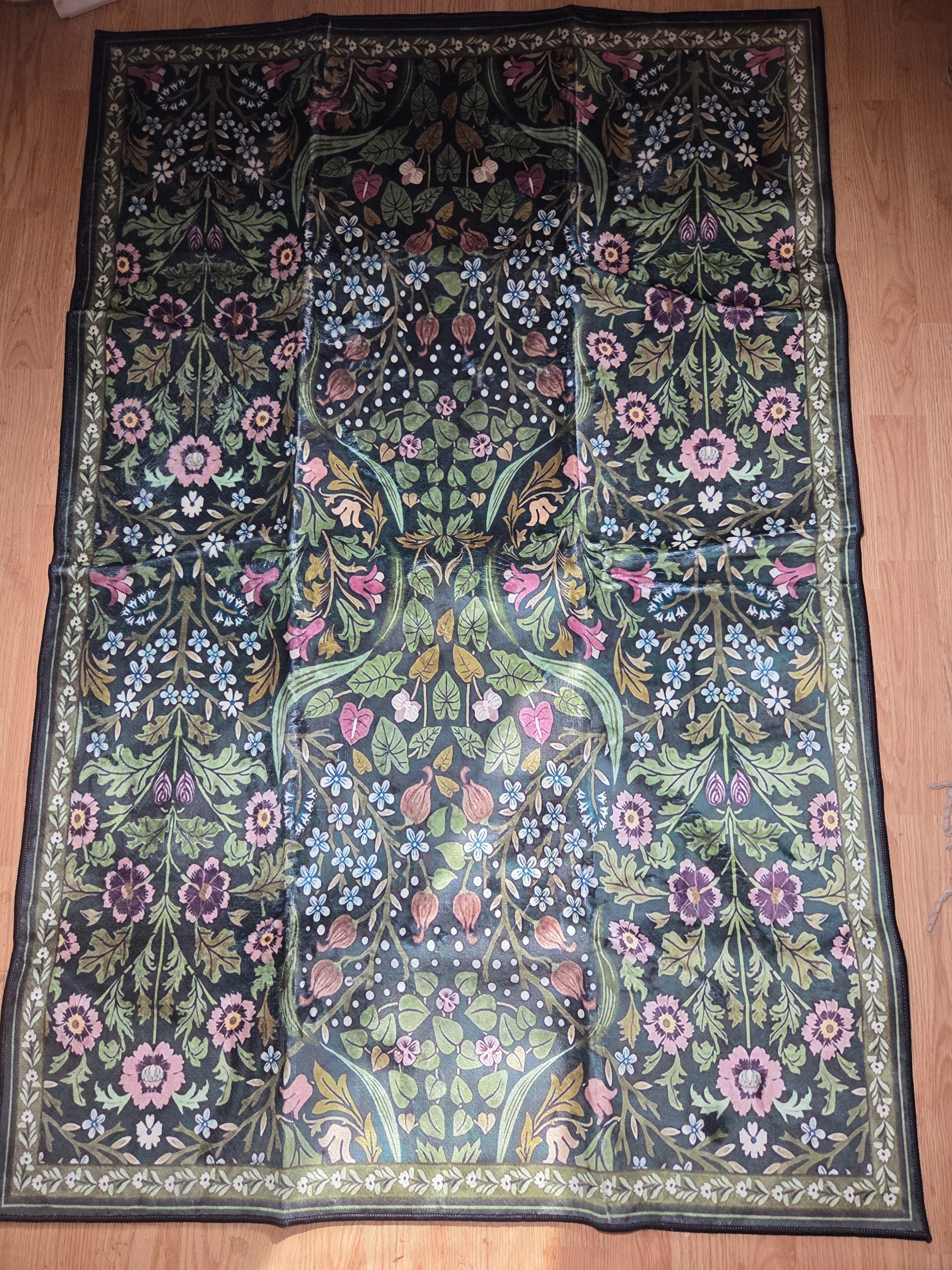 Just added this dark Floral rug to my living room. This is just the perfect size for the area between my living room and dining room.

#LTKHome #LTKSeasonal