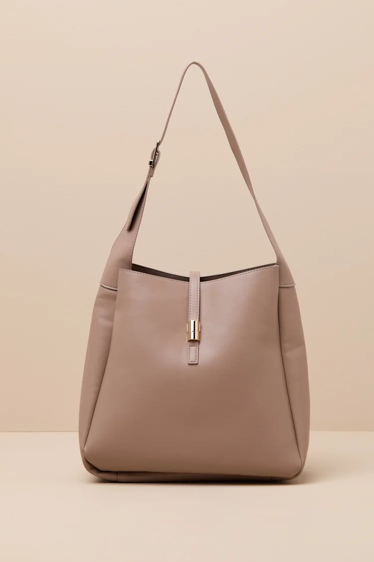 Yara Taupe Shoulder Bag | Lulus