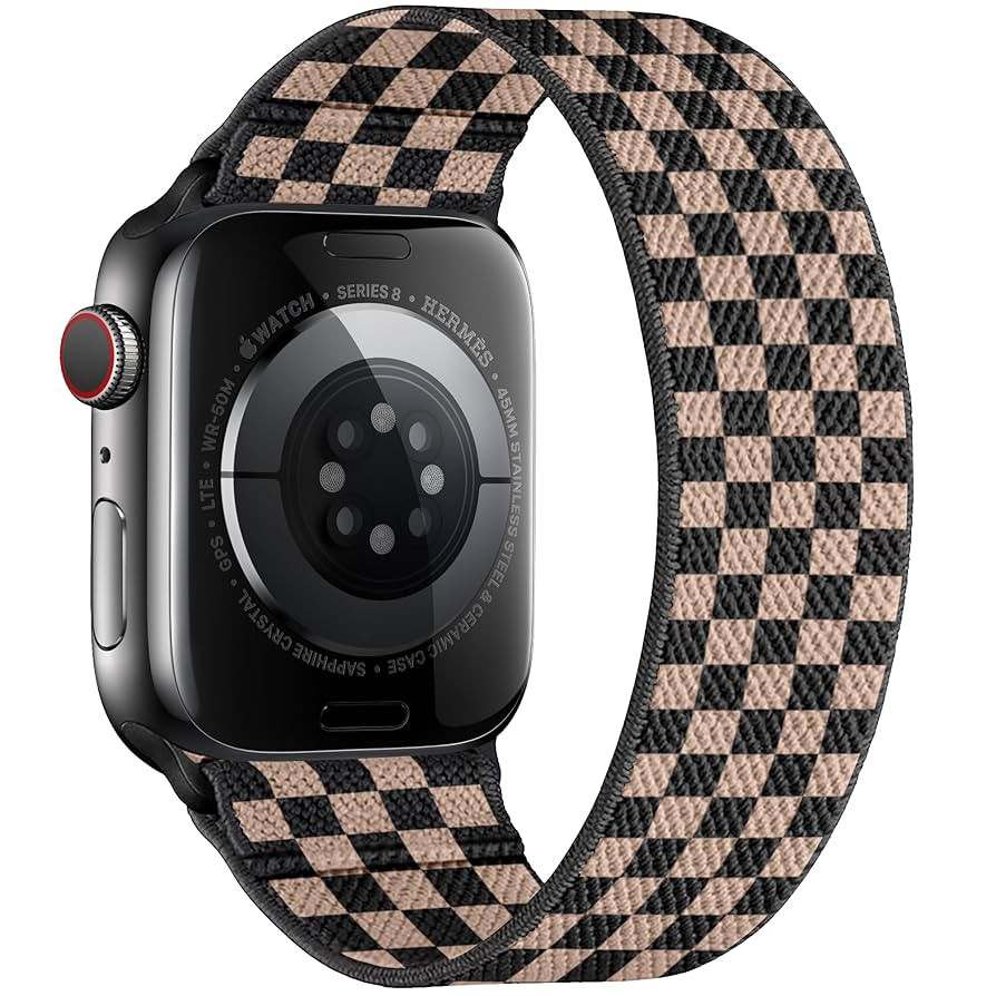 Stretchy Solo Loop Bands Compatible with Apple Watch 40mm 38mm 44mm 42mm 41mm 45mm Braided Elasti... | Amazon (US)