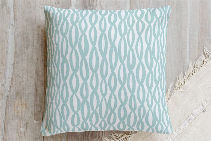 Painted Oval Chain Pillow | Minted