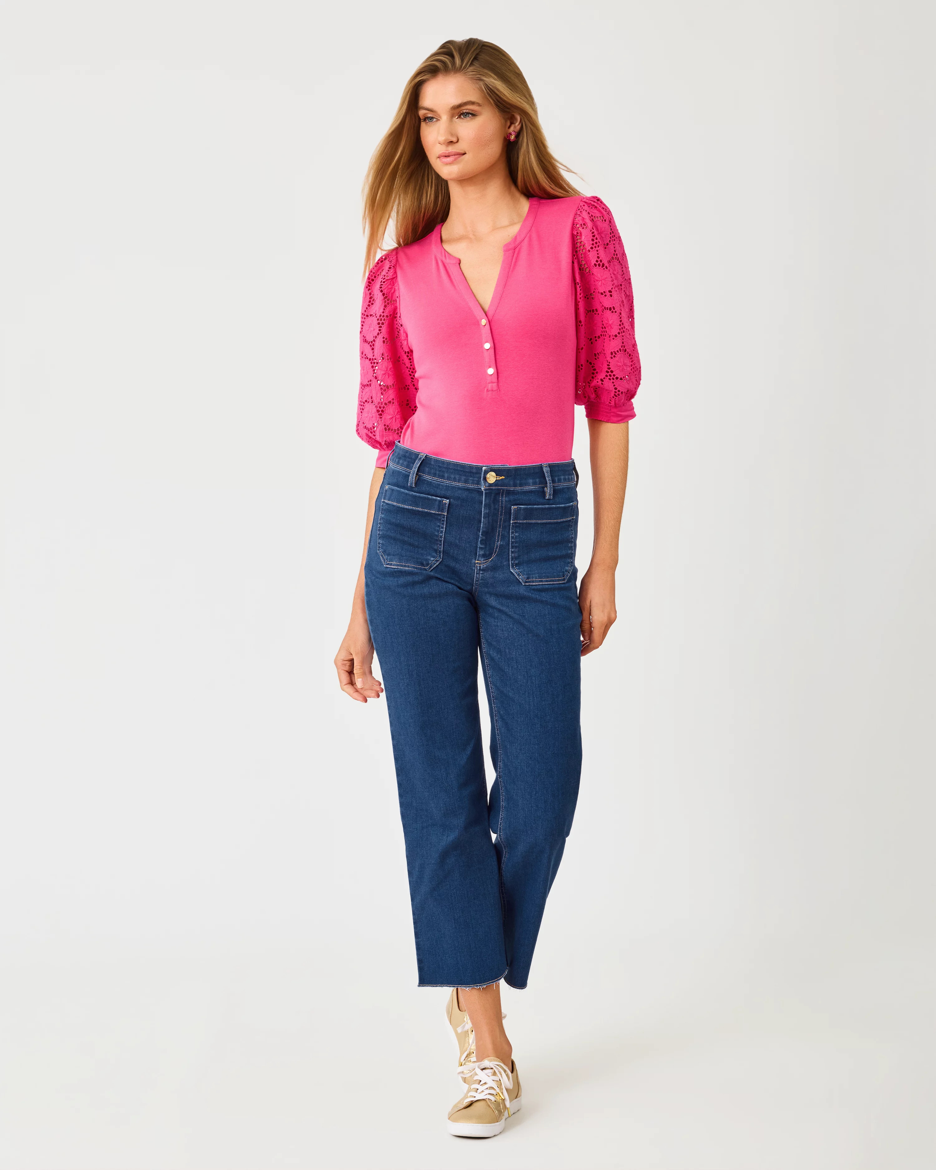27" Harleen High Rise Crop Jean | Lilly Pulitzer