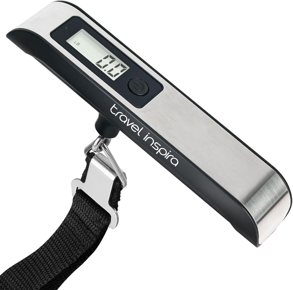 travel inspira Luggage Scale, Portable Digital Hanging Baggage Scale for Travel, Suitcase Weight ... | Amazon (US)