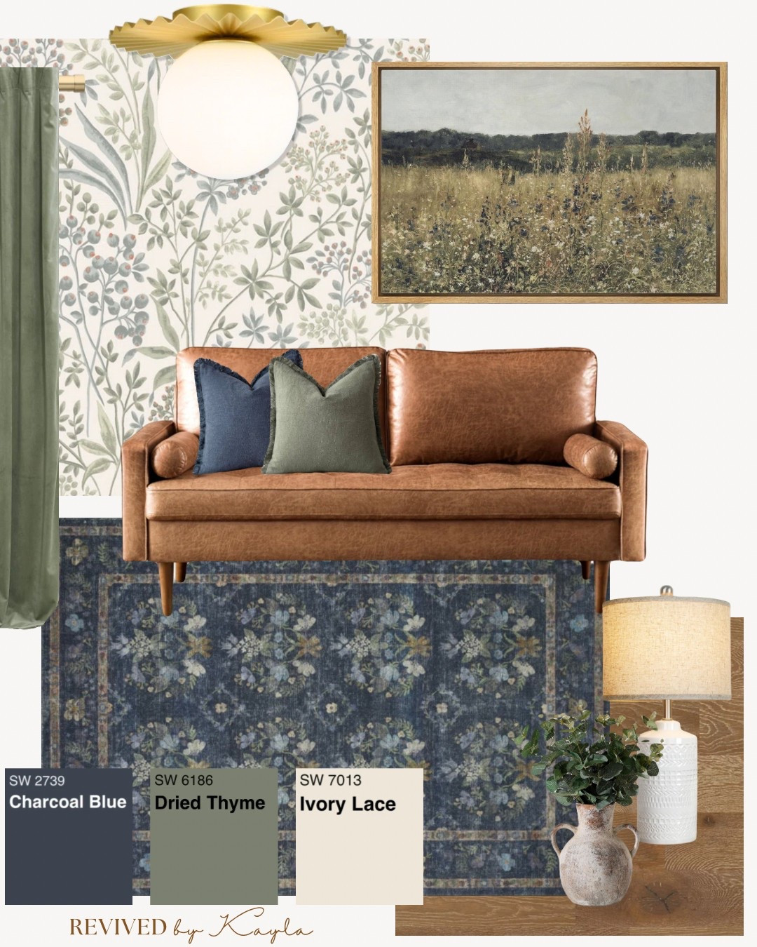 Olive green and navy blue living room decor color palette 🍃

#homedecor #homeinspo #livingroom #livingroomdecor living room ideas home colors #colorpalette #moodboard 

#LTKFindsUnder100 #LTKHome #LTKFindsUnder50
