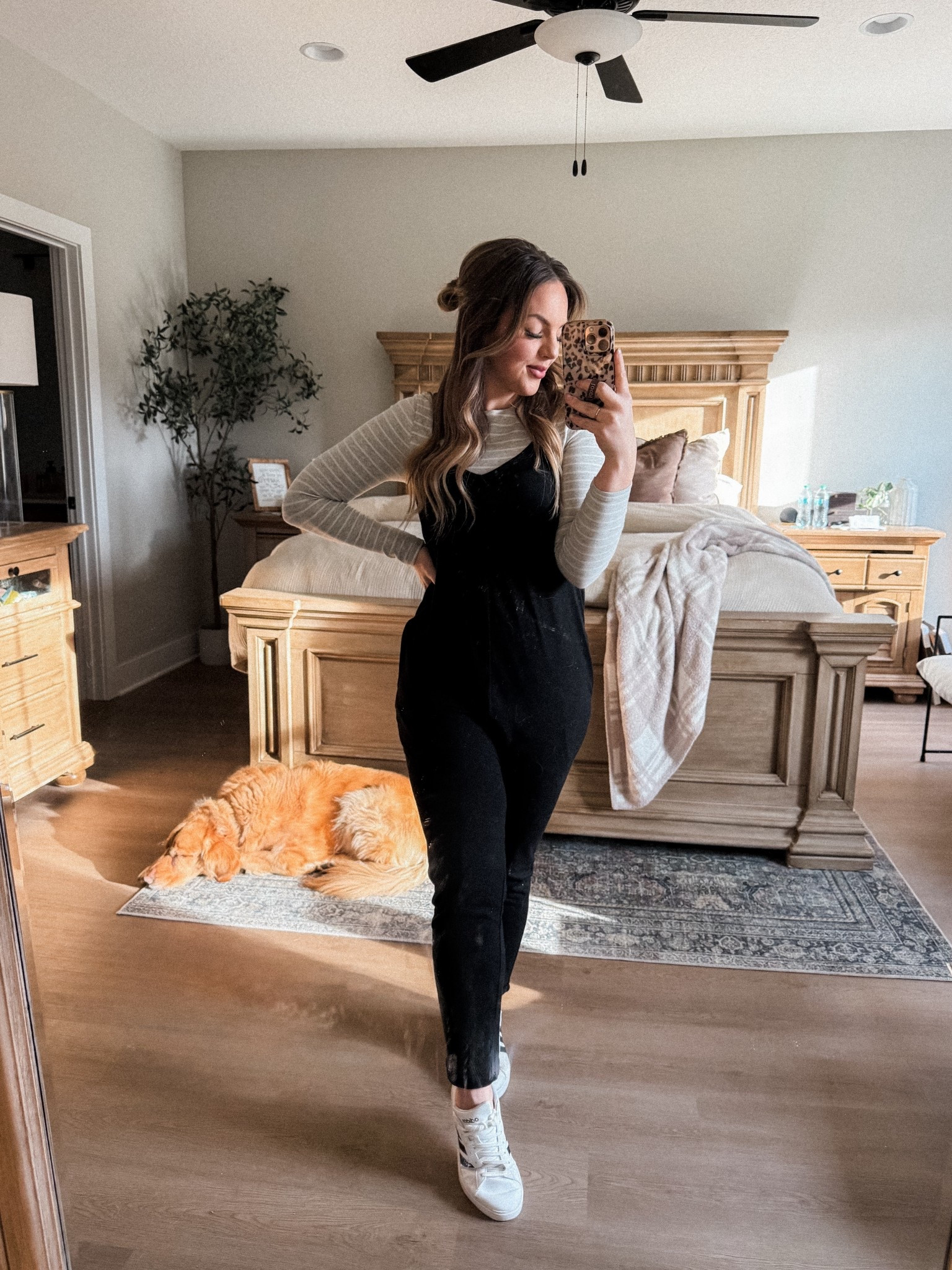 ootd as a toddler mama chasing a little boy around the zoo 🦍🦒🐊 

black jumpsuit, striped bodysuit, adidas @adidas 🖤

#LTKdayinmylife #LTKmomlife #LTKootd