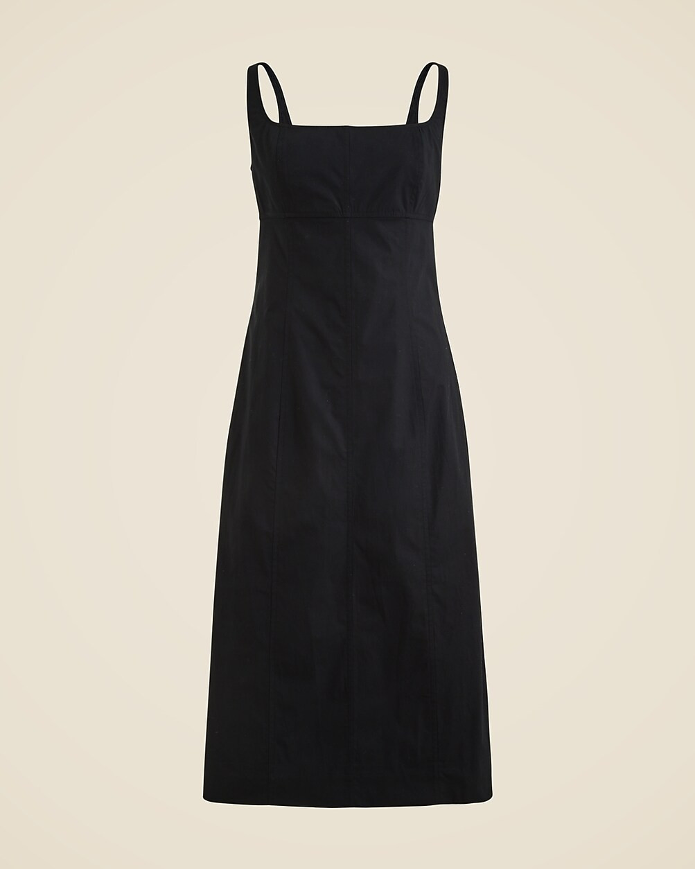 Squareneck seamed midi dress | J. Crew US