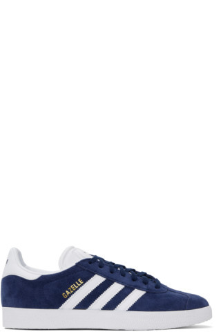 Navy Gazelle Sneakers | SSENSE