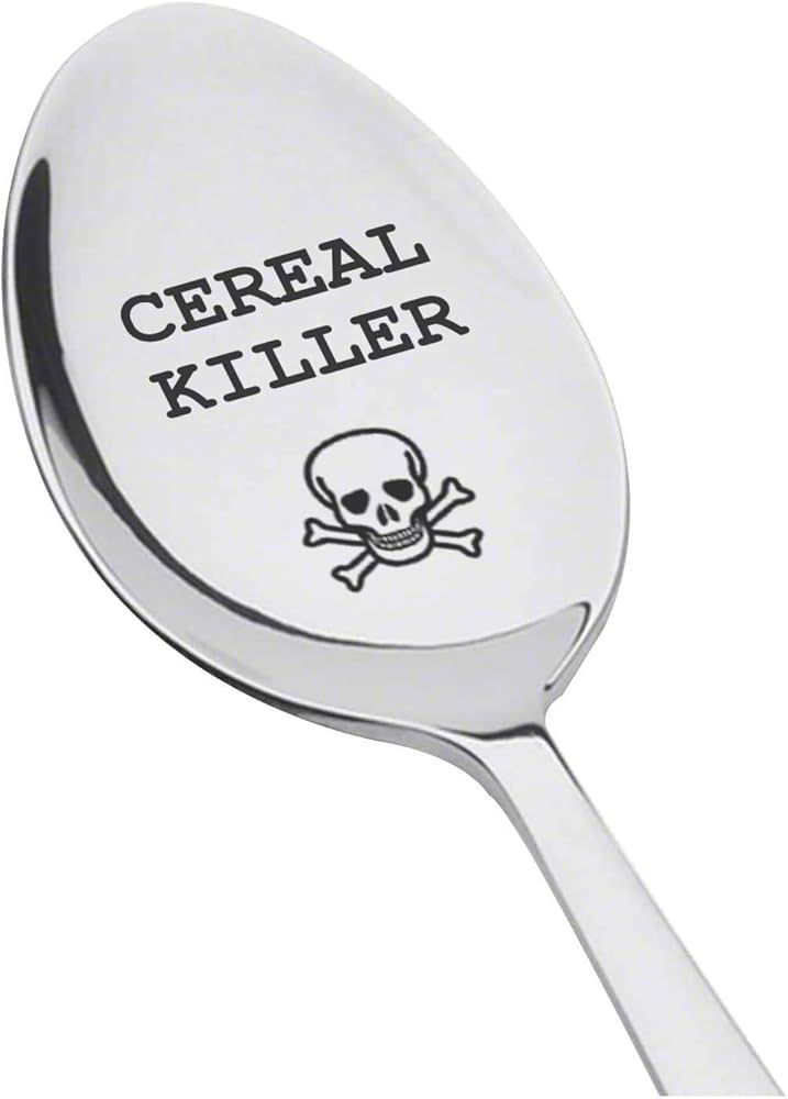 Boston Creative Company Cereal Killer Spoon | Funny Spoon Gift for Friends | Cereal Spoon | Engra... | Amazon (US)