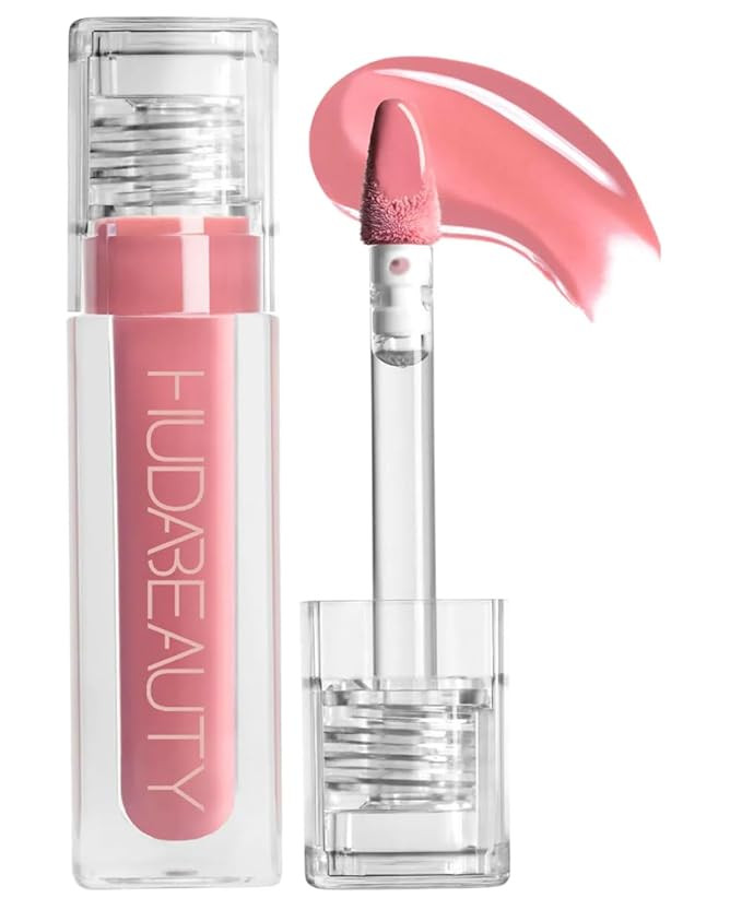Generic Sugar Baby HUDA Faux Filler Shiny Non-Sticky Lip Gloss, 0.13 Fl Oz (Pack of 1), Pink | Amazon (US)