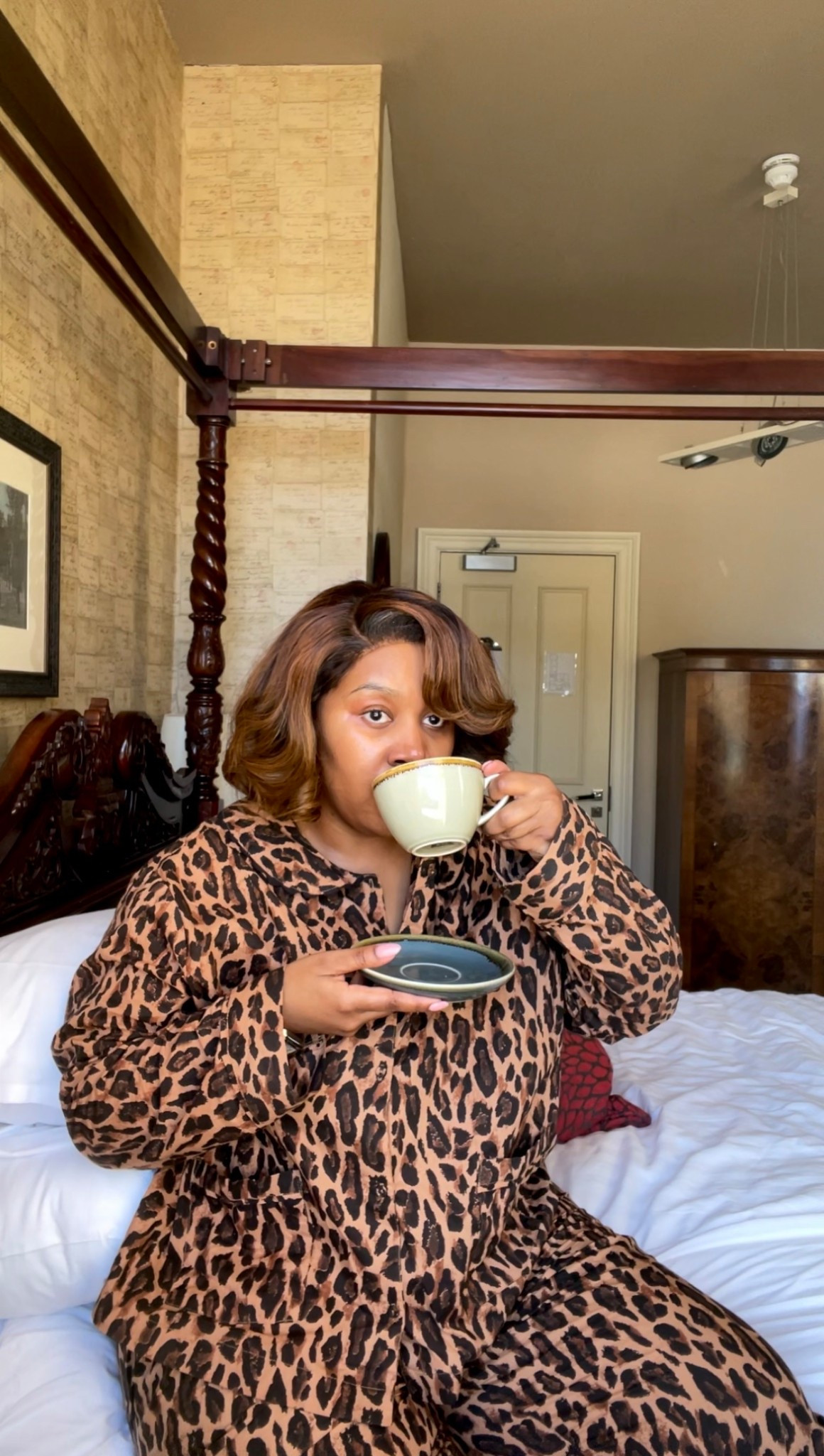 Cosy Leopard Print pyjamas 