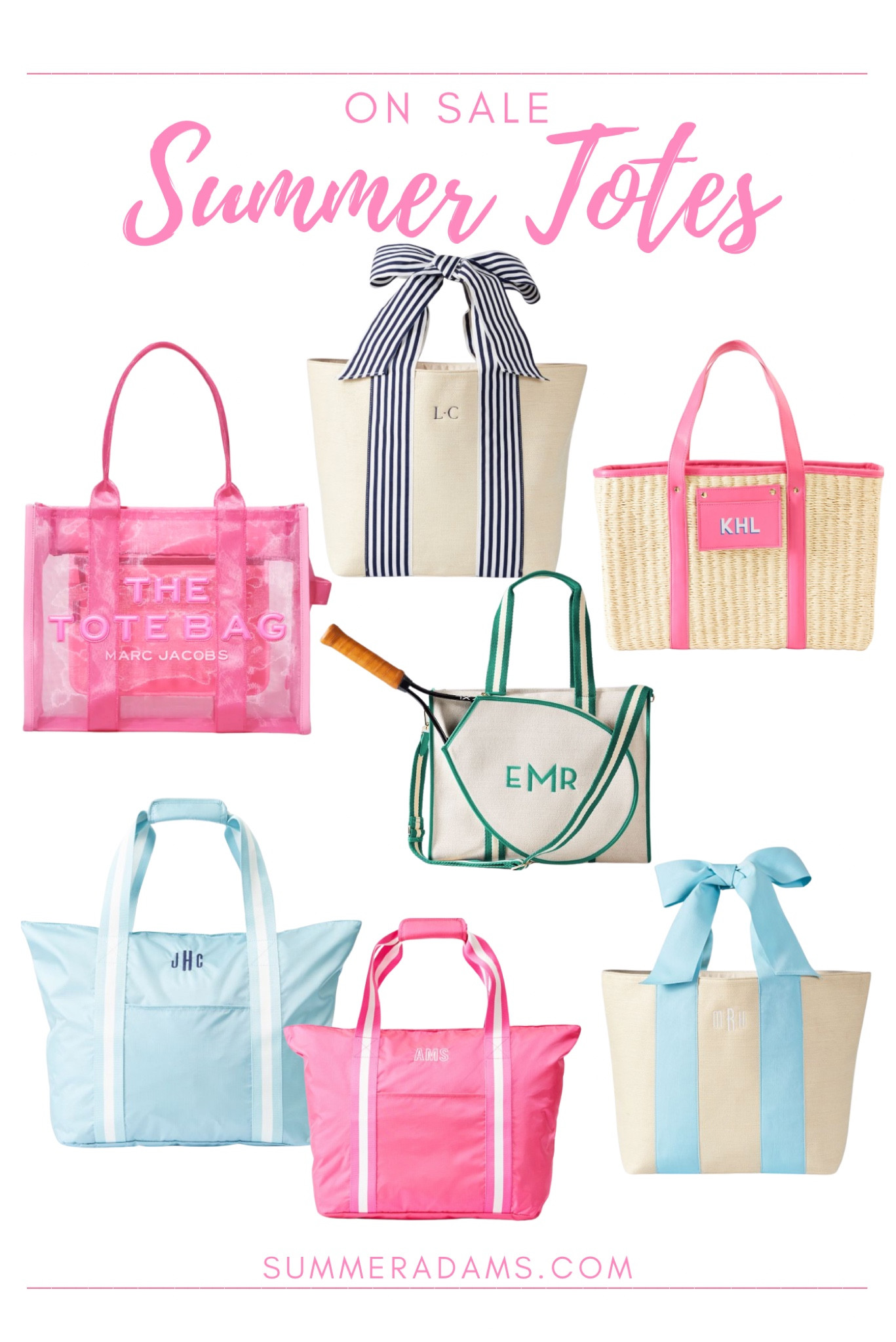 Cutest summer totes on sale!



Mark Jacobs the tote bag 
Tennis bag 
Mark & Graham 
Summer handbags
Bow bags  

#LTKitbag #LTKtravel #LTKsalealert