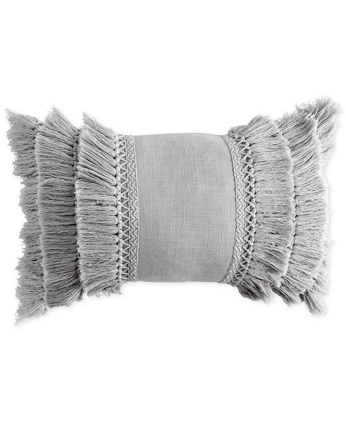 12" x 18" Fringe Decorative Pillow | Macys (US)
