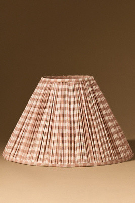 Ruched Empire Printed Lamp Shade | Anthropologie (US)