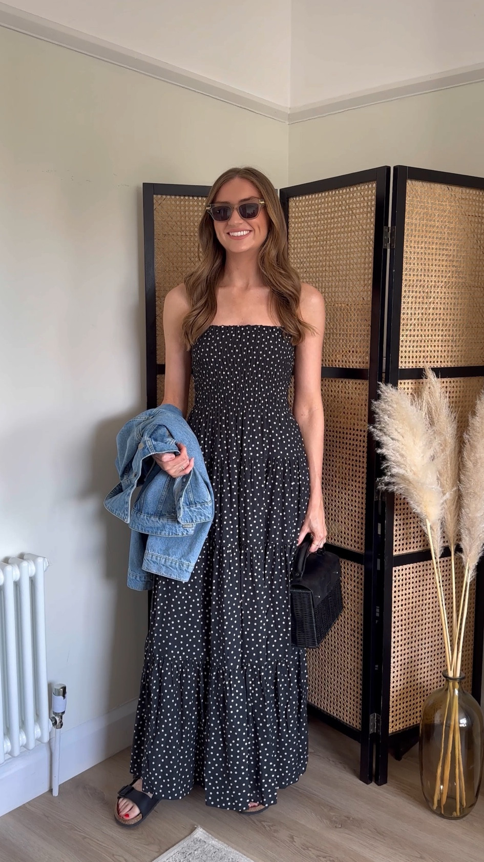 Family bbq outfit
I wear the XS tall in the Abercrombie polka dot dress
Black Birkenstock sandals
WATthebrand denim jacket 


Summer outfit, maxi dress outfi 

#LTKuk #LTKeurope #LTKsummer