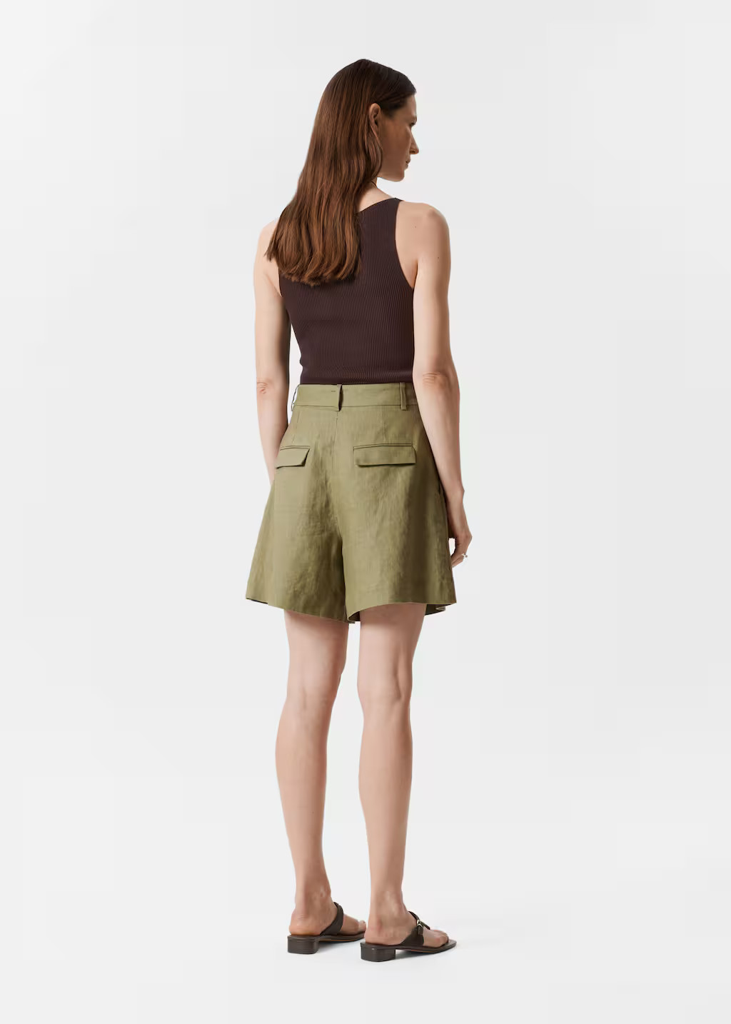 Shorts crafted from an airy linen fabric. Featuring a regular waist and wide circle-cut legs for ... | & Other Stories - US